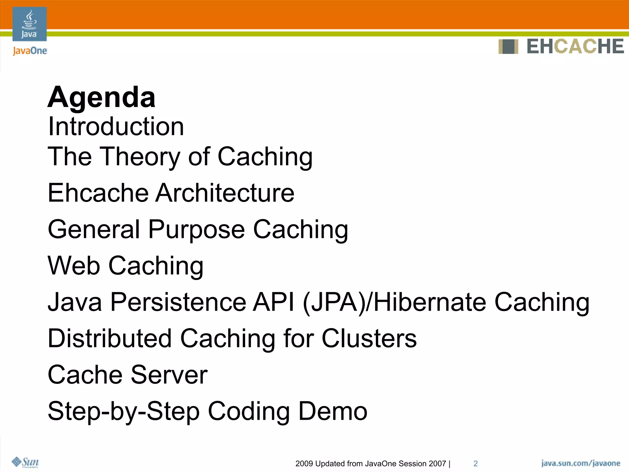 Ehcache Architecture, Features And Usage Patterns