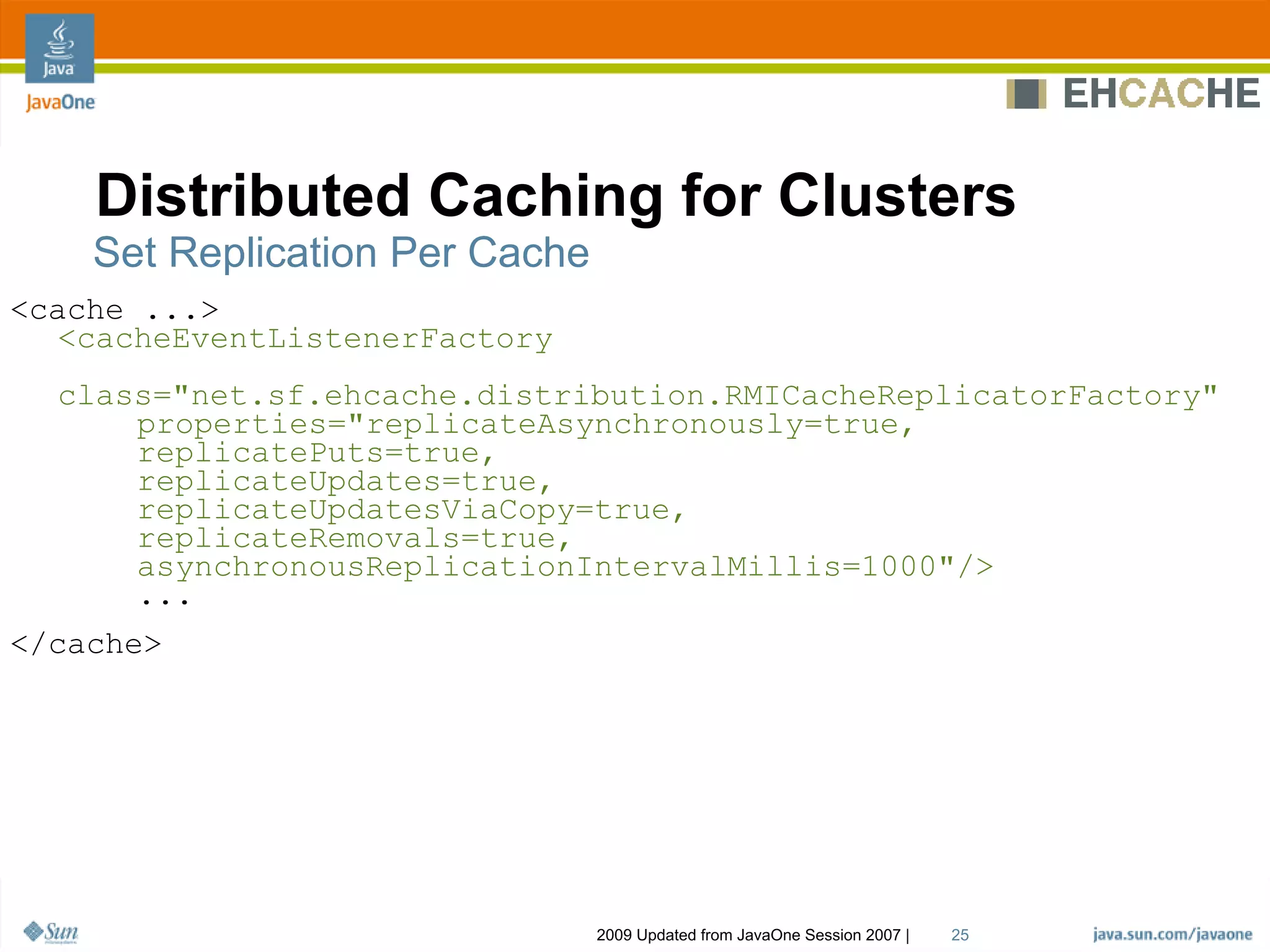 Ehcache Architecture, Features And Usage Patterns