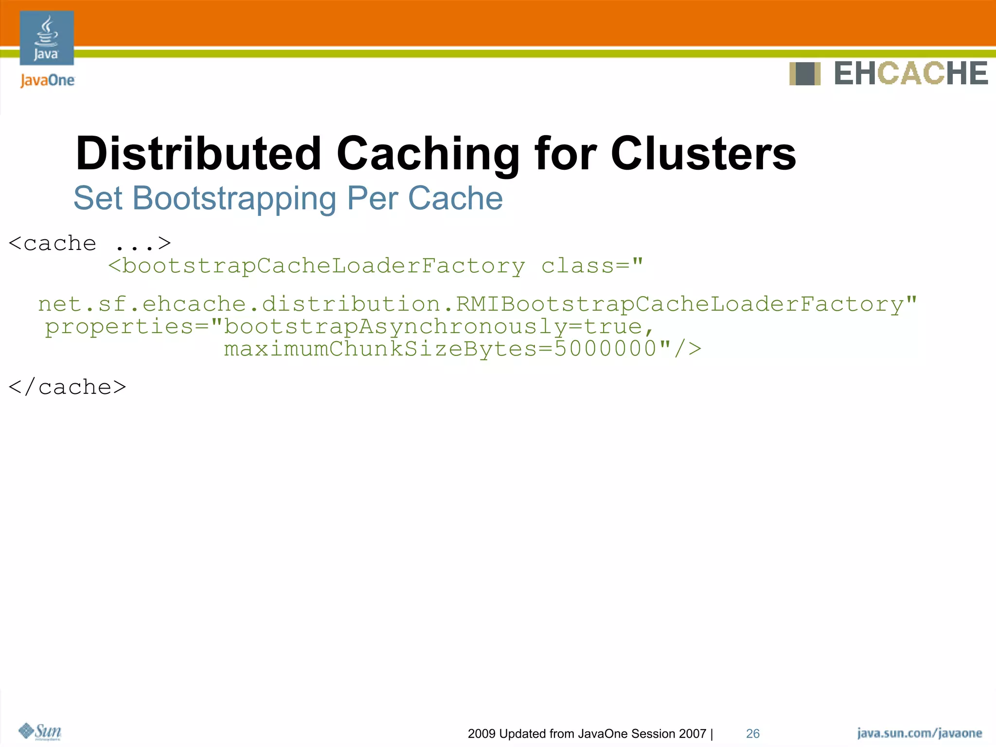 Ehcache Architecture, Features And Usage Patterns