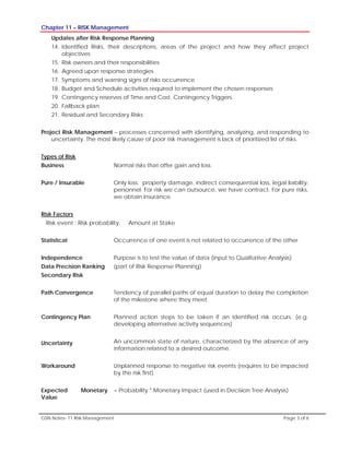 11 risk management | PDF