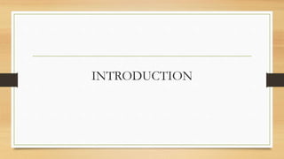 INTRODUCTION
 