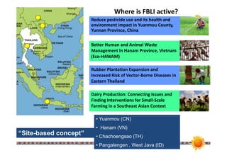 Ecohealth initiatives in Southeast Asia and perspectives of linkages with Africa