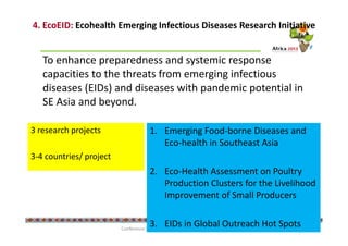 Ecohealth initiatives in Southeast Asia and perspectives of linkages with Africa
