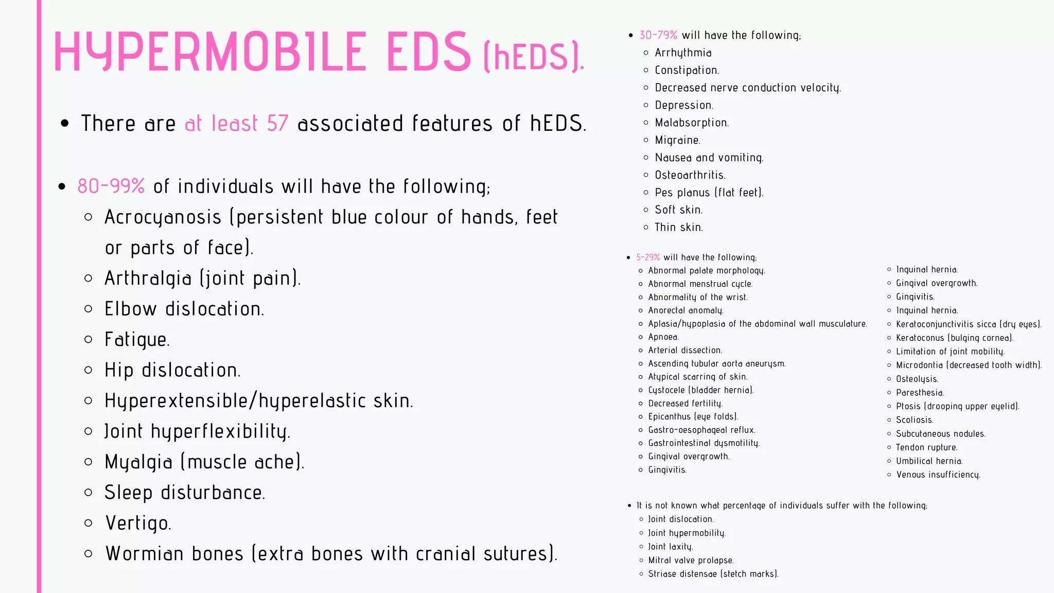 Hypermobile Ehlers-Danlos Syndrome & hypermobility spectrum disorders ...