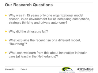 Our Research Questions <ul><li>Why was in 15 years only one organizational model chosen, in an environment full of increas...