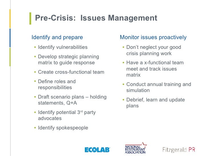 Reputation Management Crisis Communication Planning Response And Re