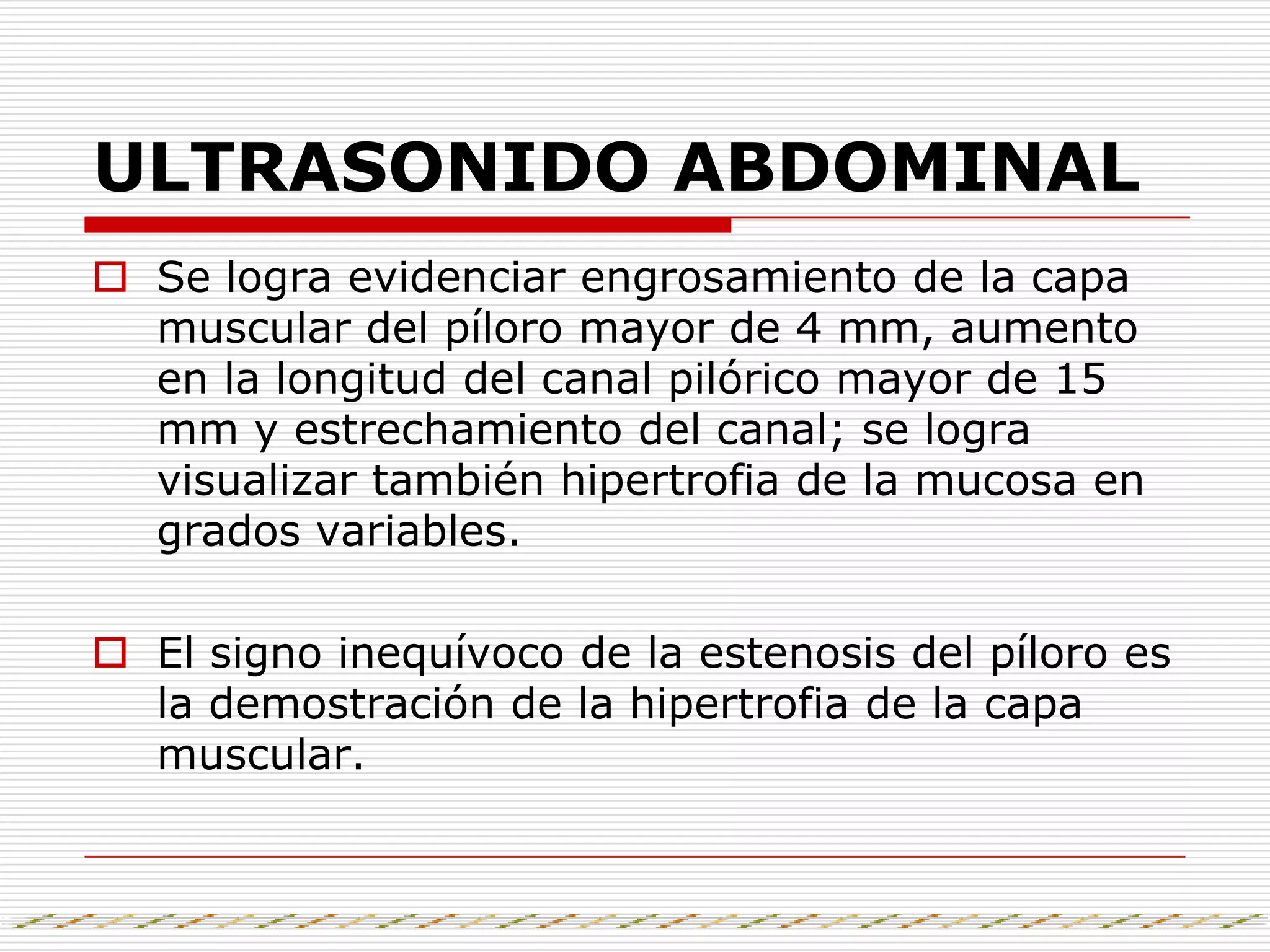 Estenosis Hipertrofica Del Piloro | PPTX