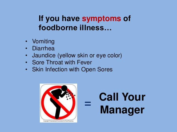 Food Service Sick Policy Food Service Sick Policy