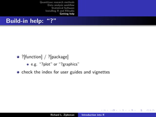 Basic introduction into R | PDF