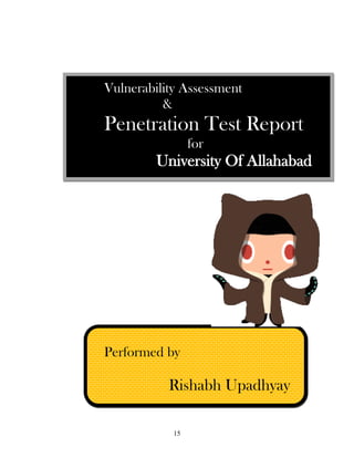Vulnerability Assessment and Penetration Testing Report | PDF