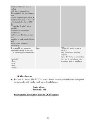 Vulnerability Assessment and Penetration Testing Report | PDF
