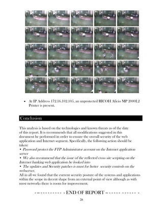 Vulnerability Assessment and Penetration Testing Report | PDF