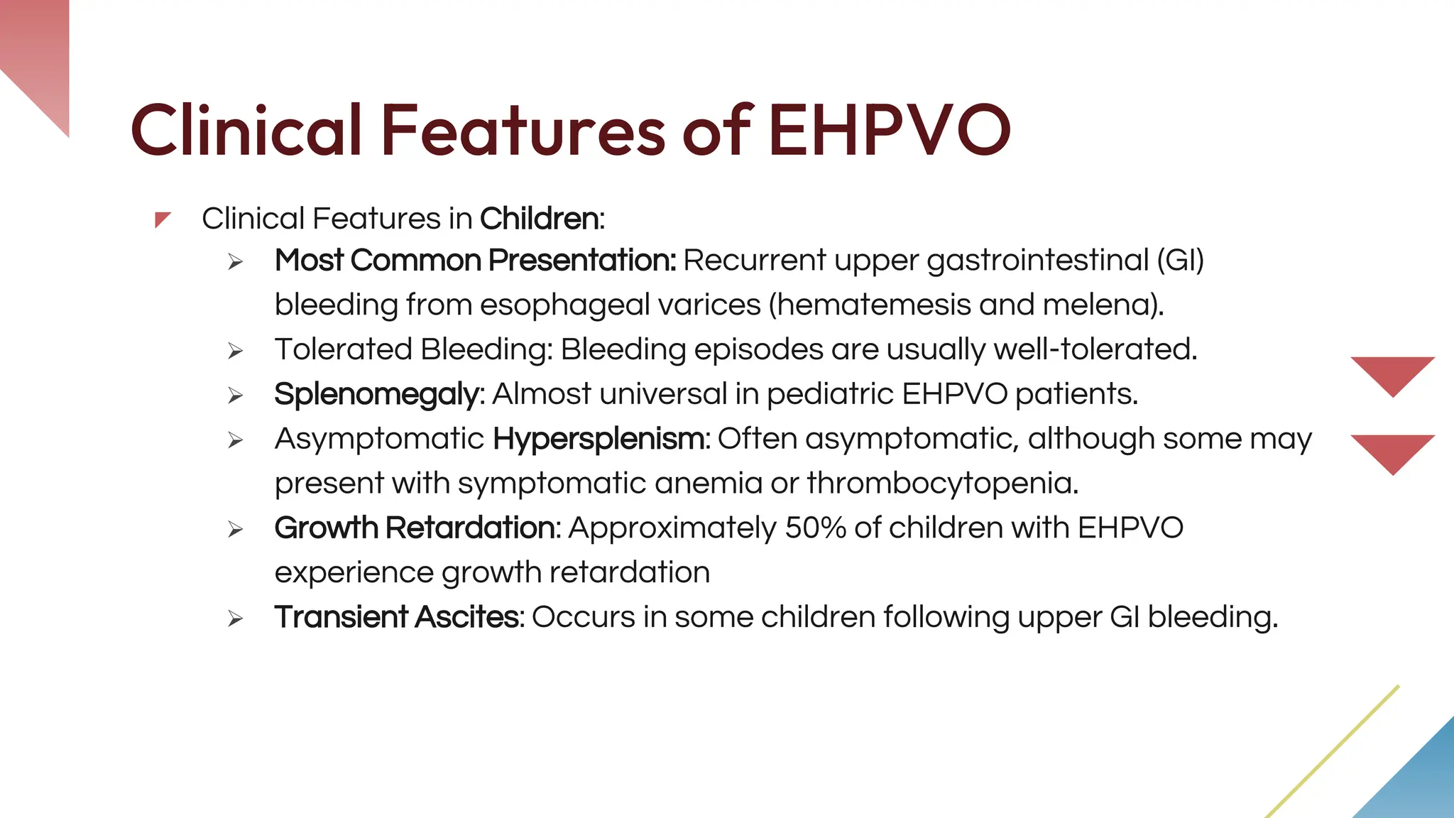 Ehpo EHPVO ( Extra Hepatic Portal Vein Obstruction) | PPTX