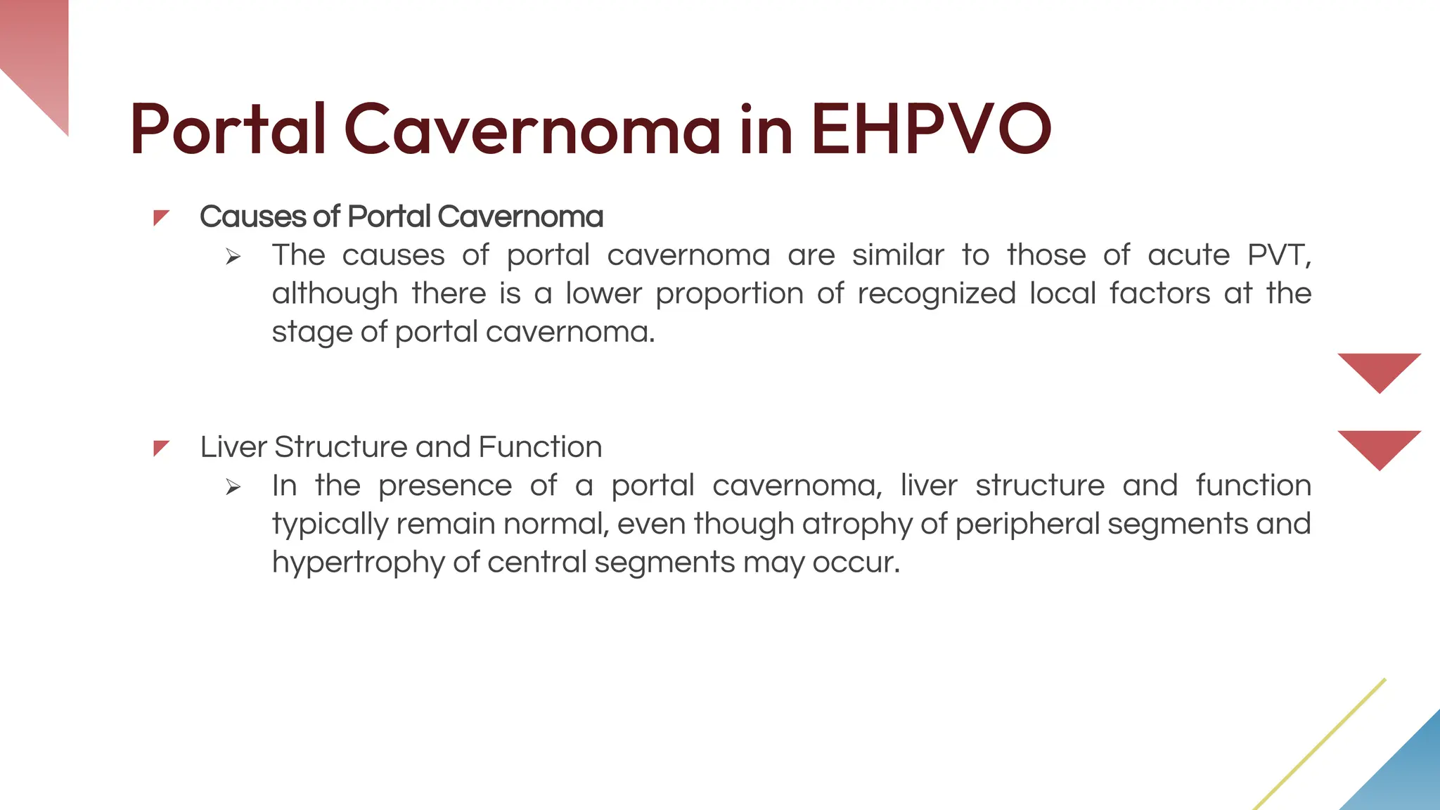 Ehpo EHPVO ( Extra Hepatic Portal Vein Obstruction) | PPTX
