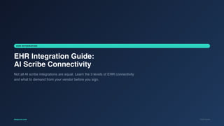 EHR Integration guide for Medical practices in 2026 | PDF