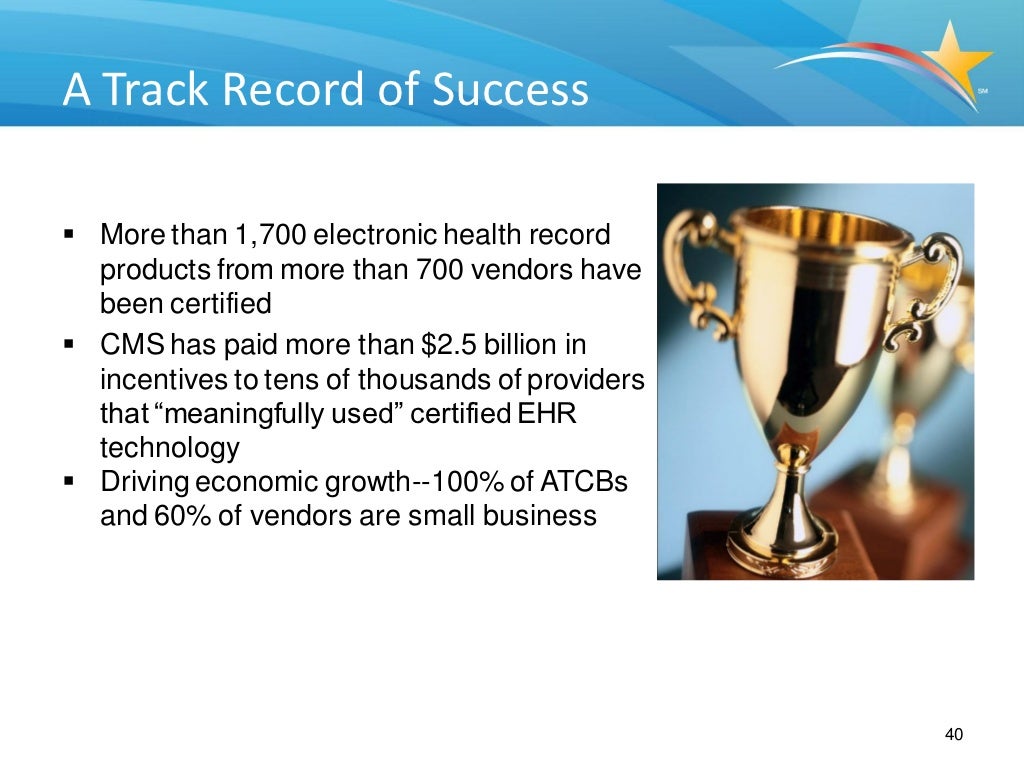 A Track Record of Success