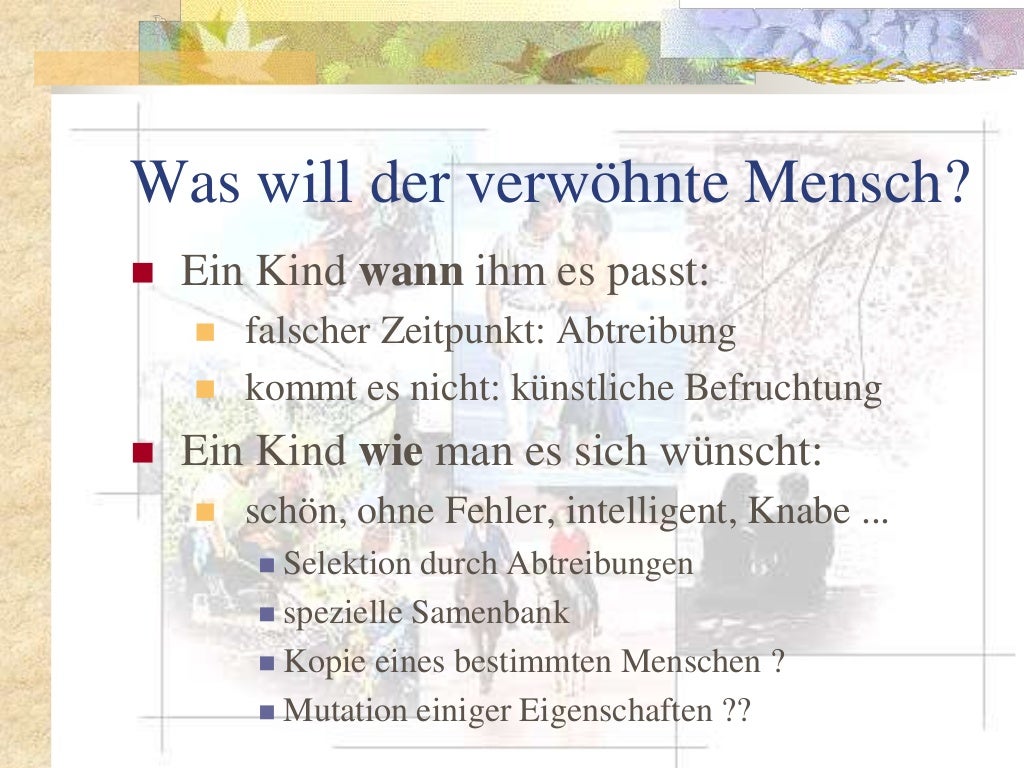 Ehrfurcht vor dem Leben