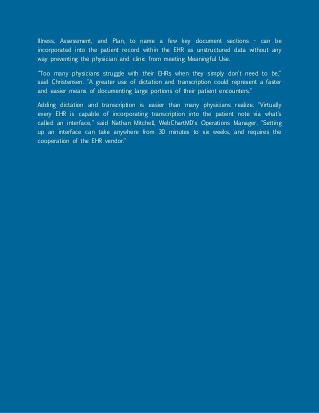 Emr/ehr Transcription