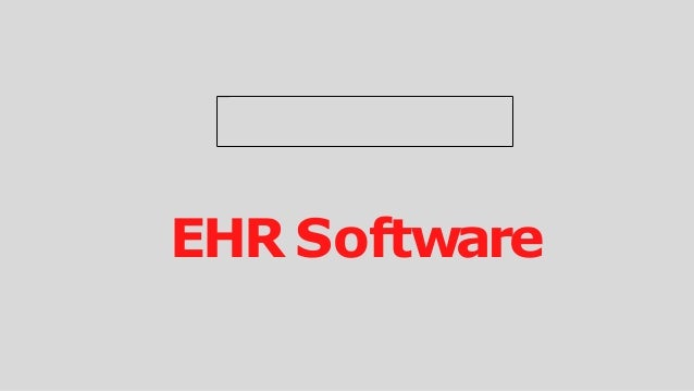 EHR Software
 