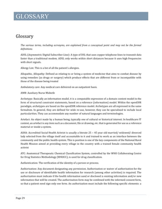Electronic Health Records standards 2016 | PDF