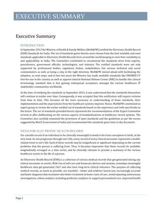 Electronic Health Records standards 2016 | PDF