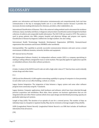 Electronic Health Records standards 2016 | PDF