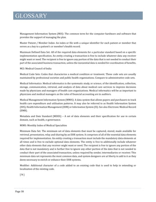 Electronic Health Records standards 2016 | PDF