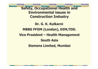 BOHS_Occupational Health in-construction-sector