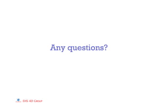 Any questions?
 