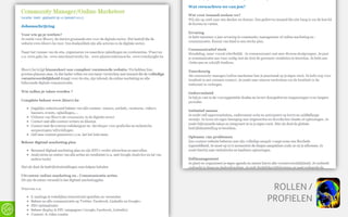 ROLLEN /
PROFIELEN
 