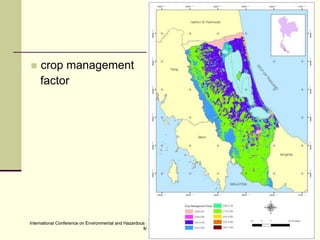 International Conference on Environmental and Hazardous Substance Management: Towards a Green Economy, Bangkok, Thailand.
May 21-23, 2013
International Conference on Environmental and Hazardous Substance Management: Towards a Green Economy, Bangkok, Thailand.
May 21-23, 2013
 crop management
factor
 