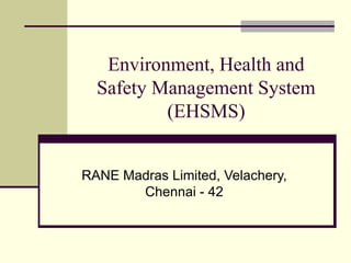 Environment health and safety management sysem | PPT