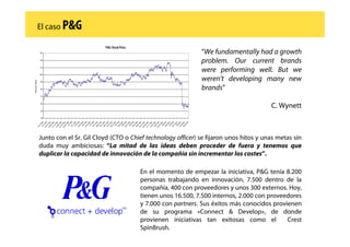 El caso P&G

                                                            “We fundamentally had a growth
                  ...
