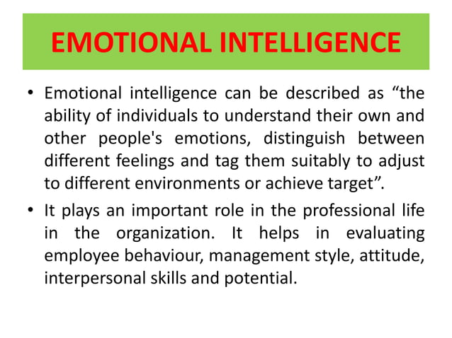 Emotional Intelligence and work life balance of working women.pptx