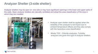 EI-Analyser shelter and type of cabinets | PPTX