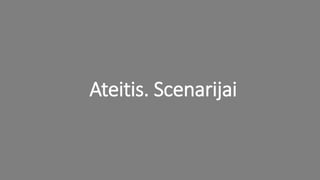 Ateitis. Scenarijai
 