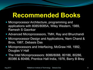 Ei502 microprocessors & micrtocontrollers part 1 | PPT | Free Download