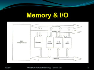 Memory & I/OAug 2011Mallabhum Institute of Technology    Debasis Das23
