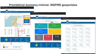 Prioritetiniai duomenų rinkiniai. INSPIRE geoportalas
 