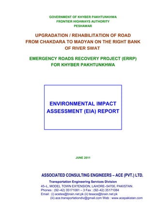 Environmental Impact Assessment FROM CHAKDARA TO MADYAN | PDF