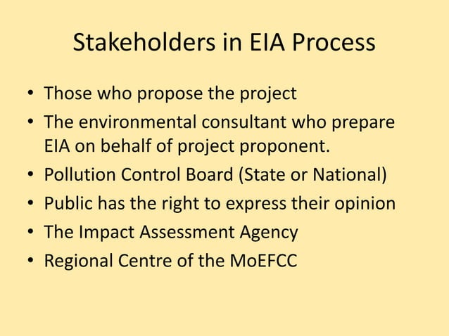 Environmental Impact Assessment | PPTX