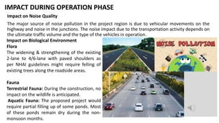 Environment impact of highway project upgradation | PPTX