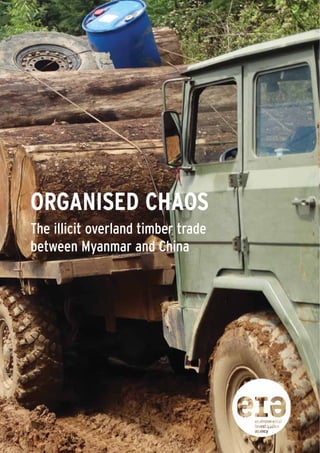 ORGANISED CHAOS
The illicit overland timber trade
between Myanmar and China
 
