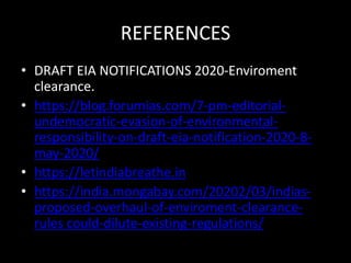 EIA (enviroment impact assessment) 2020 | PPTX