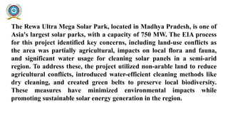 Reva Solar Project EIA Case Studies for Wind & Solar Energy Projects..pptx