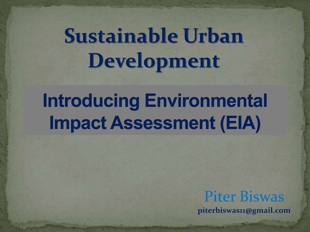 EIA Introduction | PPT