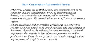Elements of Industrial Automation 20me43p | PPTX