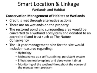 Smart Location & LinkageLand UseProximity to Water and Wastewater InfrastructureAgricultural Land ConservationFloodplain AvoidancePrerequisites Achieved