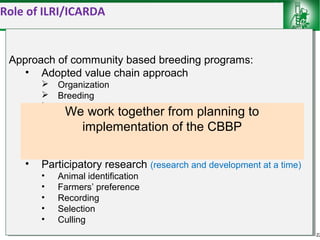 Sheep and goat improvement programs: Ethiopian experience 