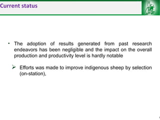 Sheep and goat improvement programs: Ethiopian experience 